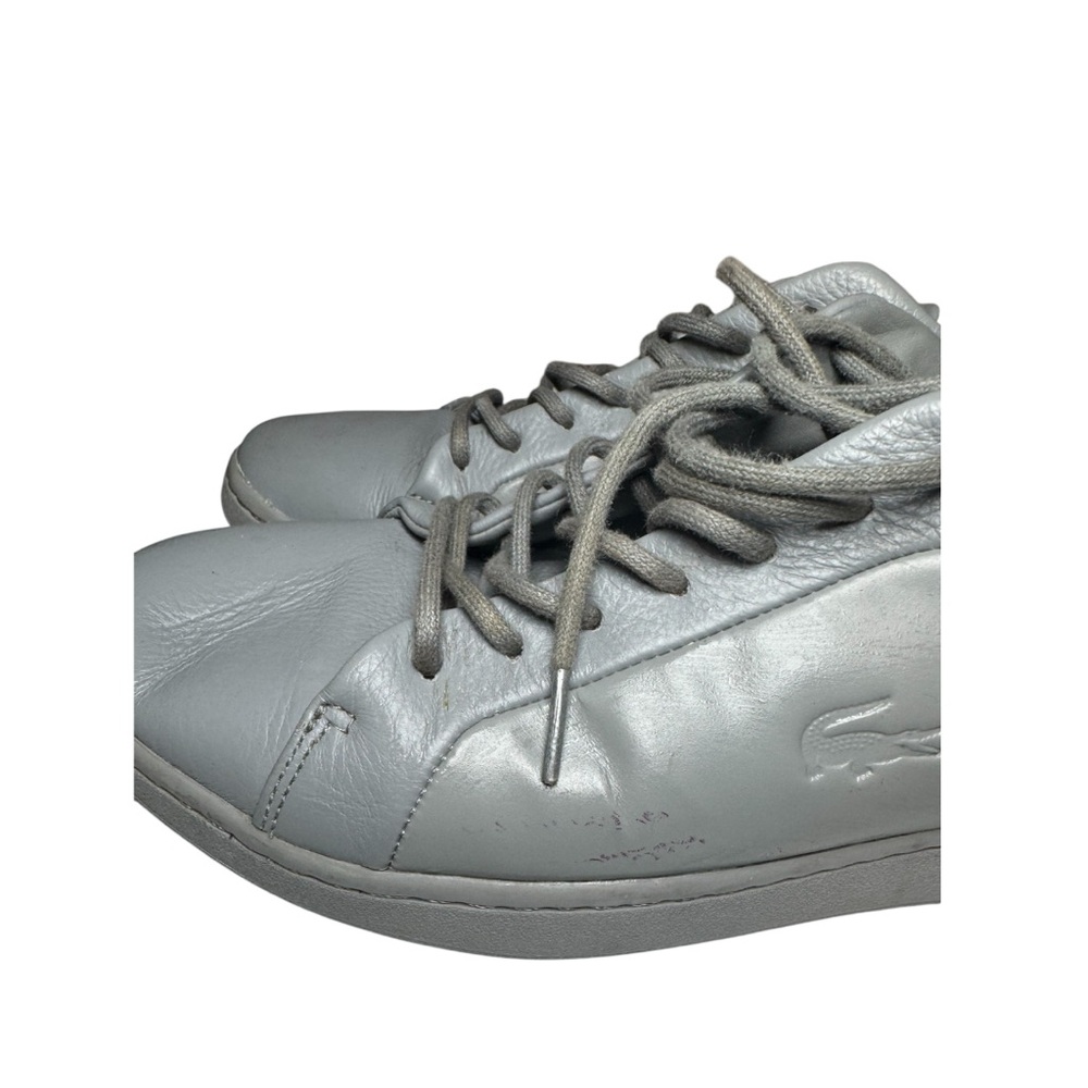 Lacoste Gray Leather Sneakers - Picture 3 of 5